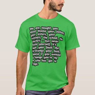 Camiseta diseños de citas motivacionales