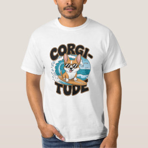 Camiseta Diseños de Corgi divertidos y adorables
