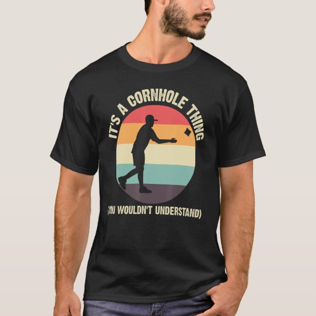 Camiseta Diseños De Cornhole Para Hombres Mujeres Bean Bag  (Anverso)