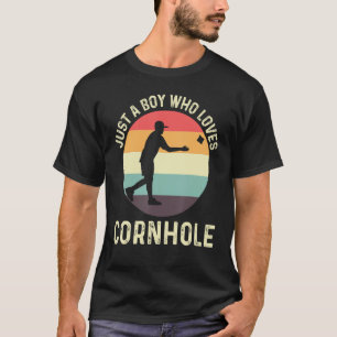 Camiseta Diseños De Cornhole Para Niños Bean Bag Toss Pla
