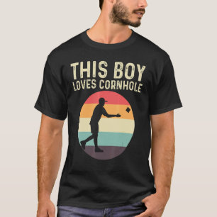 Camiseta Diseños De Cornhole Para Niños Bean Bag Toss Playe