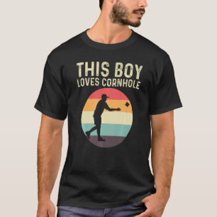 Camiseta Diseños De Cornhole Para Niños Bean Bag Toss Playe