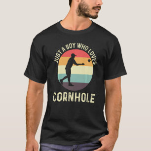 Camiseta Diseños De Cornhole Para Niños Bean Bag Toss Playe