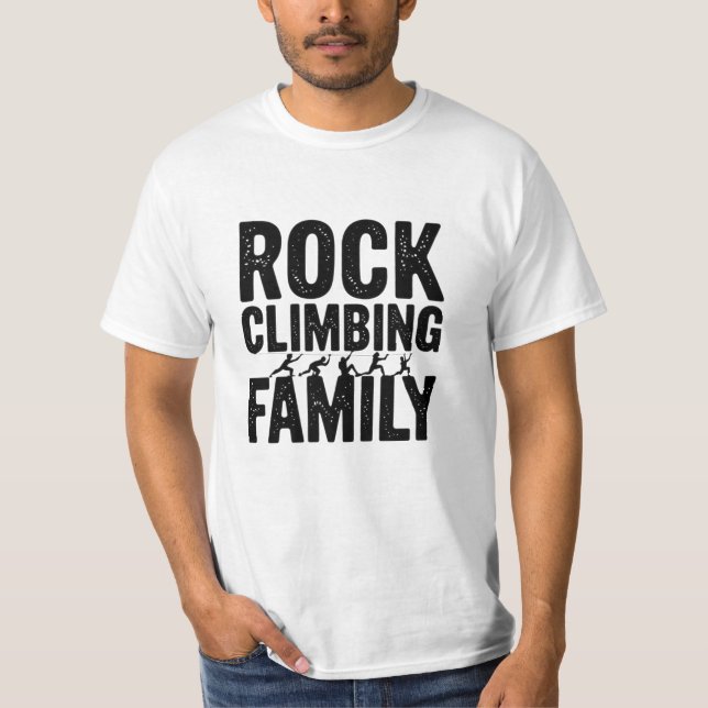 Camiseta Diseños de escalada de rock divertido (Anverso)