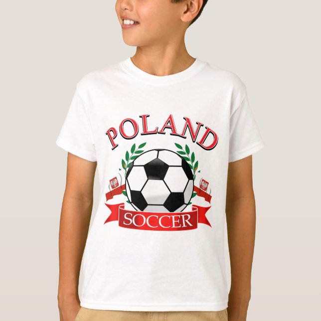 Camiseta Diseños de fútbol de Polonia (Anverso)