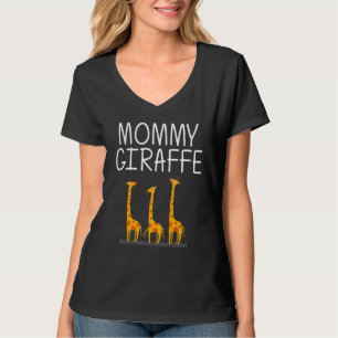 Camiseta Diseños de jirafa para mamá Safari Wildlife Anim