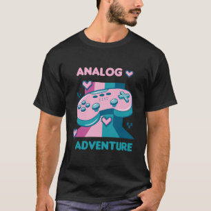 Camiseta Diseños de juego divertidos analógicos de Adventur