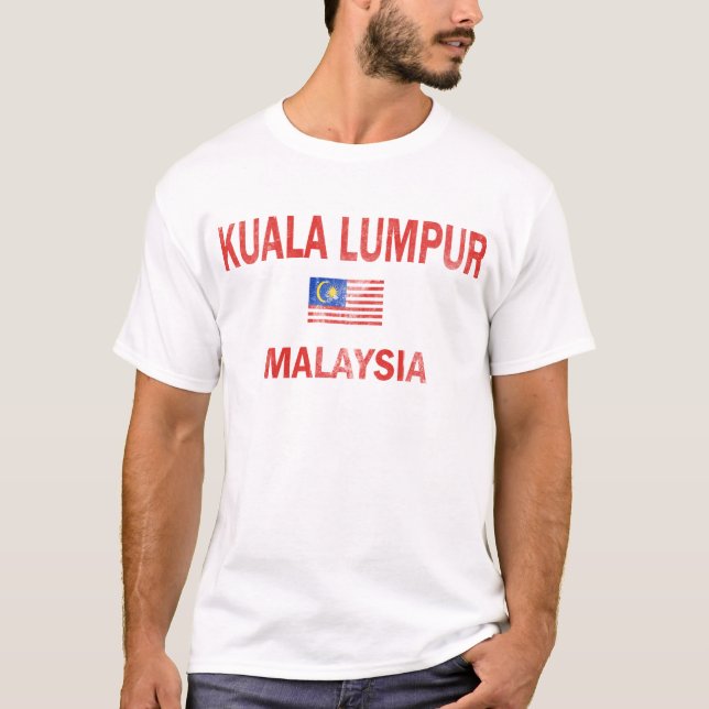 Camiseta diseños de Kuala Lumpur Malasia (Anverso)