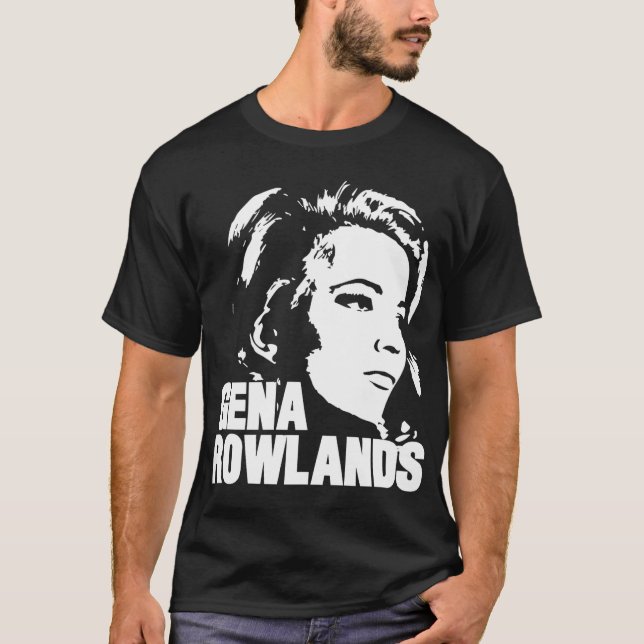 Camiseta Diseños de la actriz Gena Rowlands (Anverso)