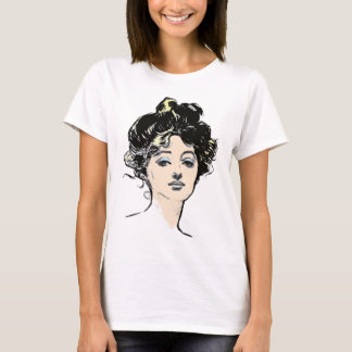 Camiseta Diseños de la cabeza del Chica Gibson