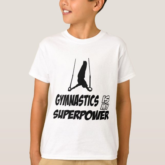 Camiseta Diseños de la gimnasia (Anverso)