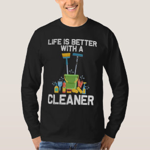 Camiseta Diseños de limpieza para hombres mujeres limpieza