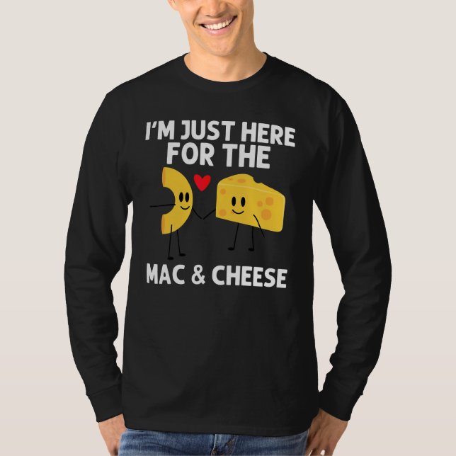 Camiseta Diseños De Macarrones Con Queso Para Hombres Mujer (Anverso)