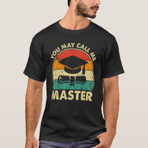 Camiseta Diseños De Maestría Para Hombres Mujeres Educación