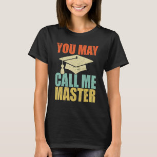 Camiseta Diseños de maestría para la educación de hombres