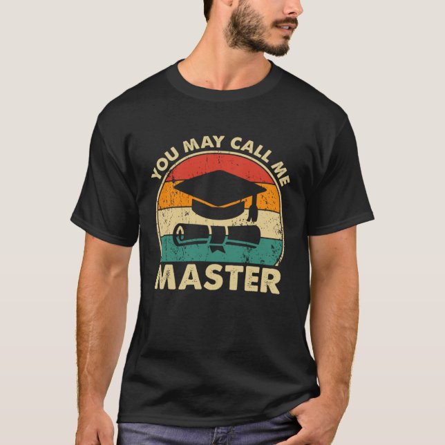 Camiseta Diseños de maestría para la educación de hombres (Anverso)