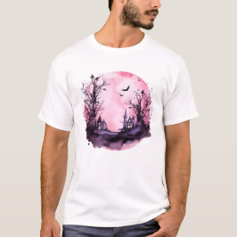 Camiseta Diseños de Mano de Medianoche