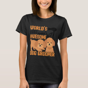 Camiseta Diseños de mascota Grooming para Perro Groomer y M
