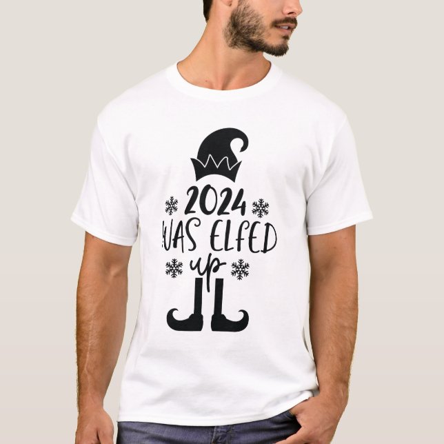 Camiseta Diseños de merry y Bright (Anverso)