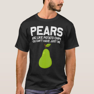 Camiseta Diseños de pera para hombres mujeres jardinería ve