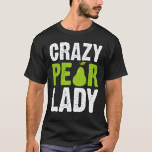 Camiseta Diseños de pera para mujeres mamá jardinería vegan