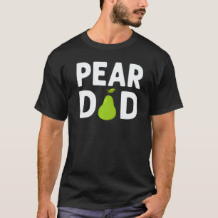 Camiseta Diseños de pera para papá hombres jardinería vegan