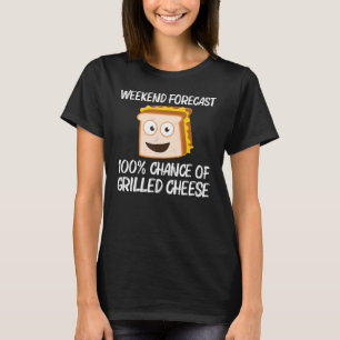 Camiseta Diseños de queso a la parrilla para hombres mujere