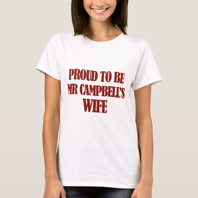 Camiseta Diseños de señora Campbell (Anverso)