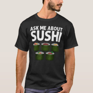 Camiseta Diseños de sushi para hombres mujeres comida japon