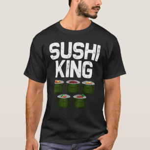 Camiseta Diseños De Sushi Para Hombres Papá Comida Japonesa