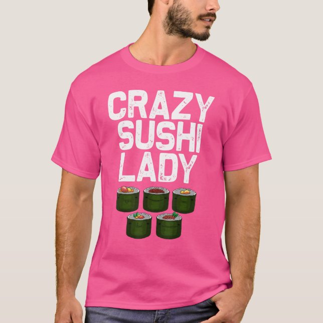 Camiseta Diseños de sushi para mujeres mamá Comida japonesa (Anverso)