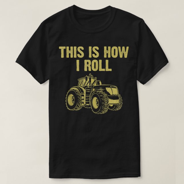 Camiseta Diseños De Tractor Cuto Para Hombres Mujeres Camió (Diseño del anverso)