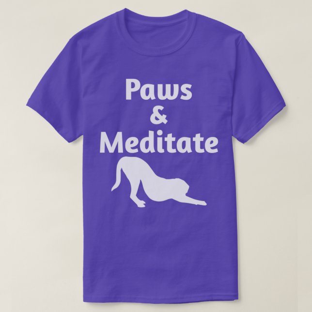 Camiseta Diseños de yoga para amantes de los perros con pat (Diseño del anverso)