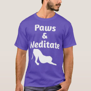 Camiseta Diseños de yoga para amantes de los perros con pat
