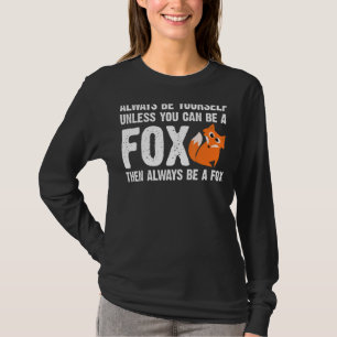 Camiseta Diseños de zorro para hombres mujeres zorros anima