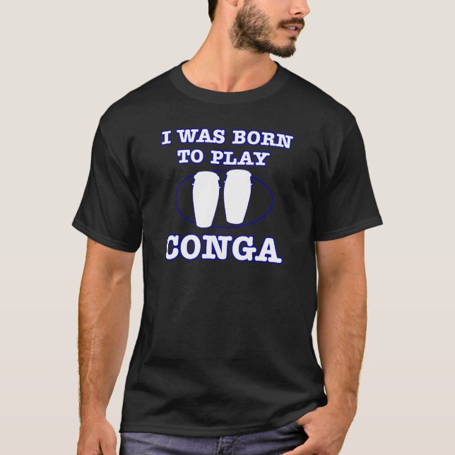 Camiseta diseños del conga (Anverso)