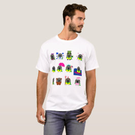 Camiseta diseños del día de fiesta del loro de Senegal del