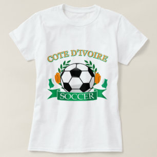 Camiseta Diseños del fútbol de Cote D Ivoire