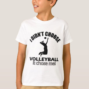 Camiseta diseños del voleibol