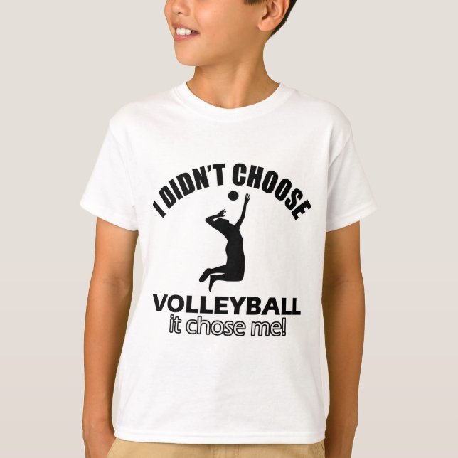 Camiseta diseños del voleibol (Anverso)