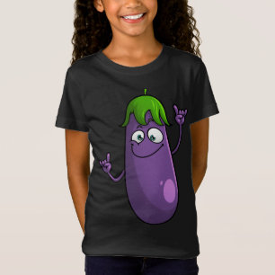 Camiseta Diseños divertidos de berenjenas para hombres muje