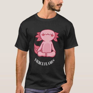 Camiseta Diseños divertidos de dragón de yoga lindo con lla