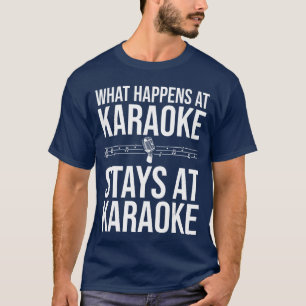 Camiseta Diseños Divertidos de Karaoke para Hombres Mujeres