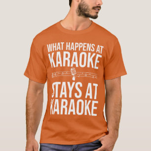 Camiseta Diseños divertidos de karaoke para hombres mujeres