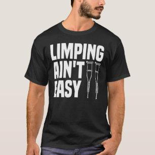 Camiseta Diseños divertidos de piernas rotas para niños hom