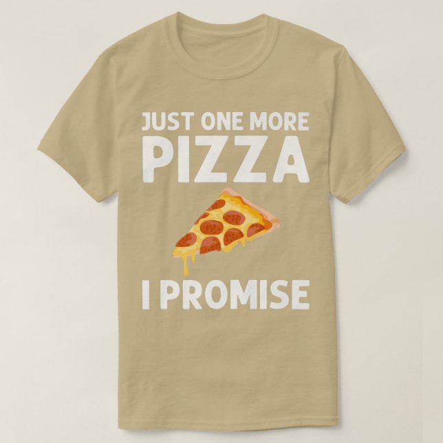 Camiseta Diseños divertidos de pizza para hombres (Diseño del anverso)