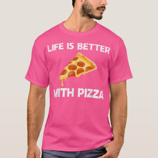 Camiseta Diseños divertidos de pizza para hombres