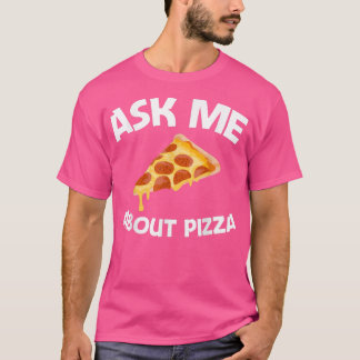 Camiseta Diseños divertidos de pizza para hombres