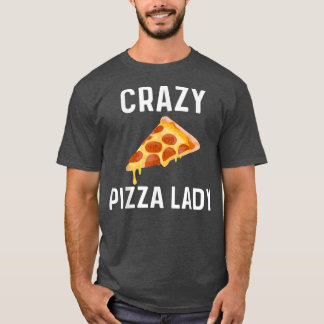 Camiseta Diseños divertidos de pizza para mujeres que comen