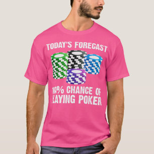 Camiseta Diseños divertidos de póquer para jugar cartas de 